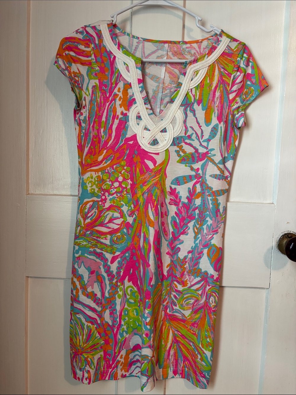 Lilly Pulitzer Pink, Green & Blue Printed Mini Dress